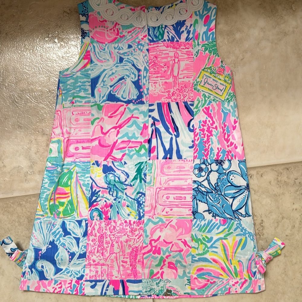 Lilly Pulitzer shift dress girls size 3 - Picture 4 of 4